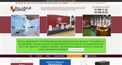 Desktop Screenshot of paladareventos.com