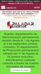 Mobile Screenshot of paladareventos.com